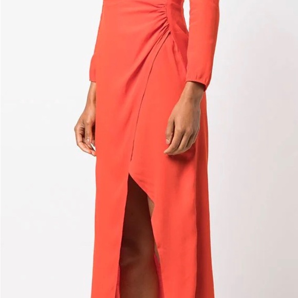 Reformation Hilda square-neck midi dress size 6 NWT - Picture 4 of 10